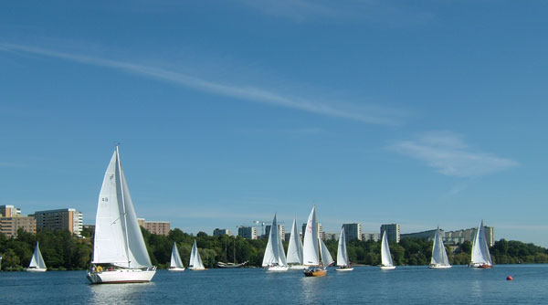 Start i kappseglingen 2004